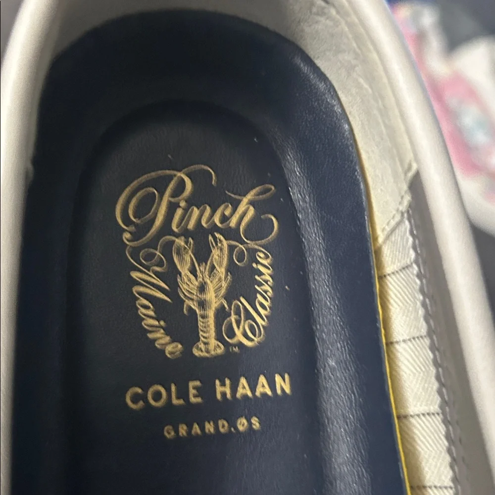 Cole Haan Gray and Cream Men's Loafers